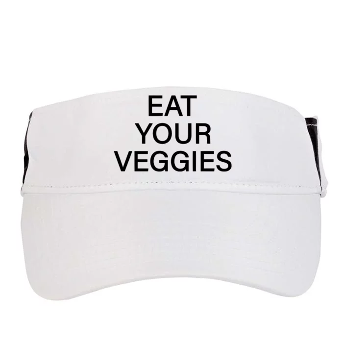 Hermusicx Wearing Eat Your Veggies Adult Drive Performance Visor