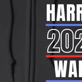 Harris Walz Election 2024 Full Zip Hoodie