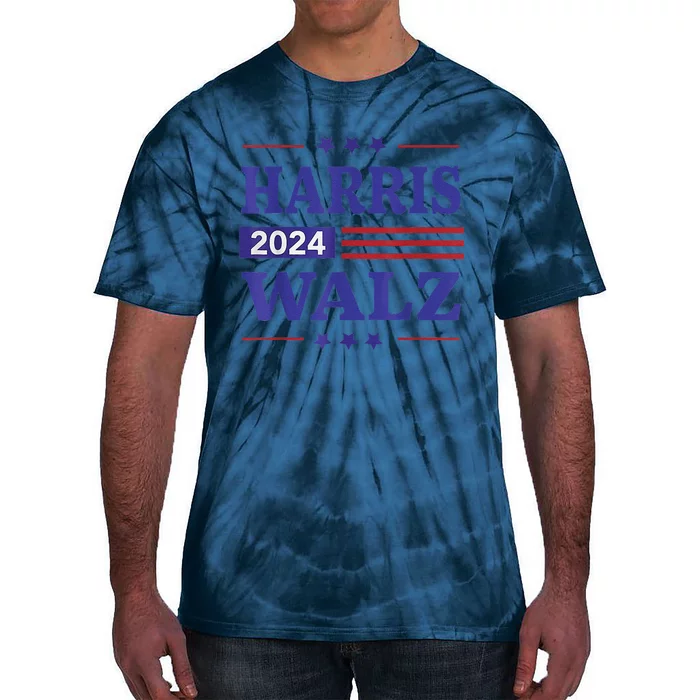 Harris Waltz2024 Election Kamala Harris Tim Waltz24 Tie-Dye T-Shirt