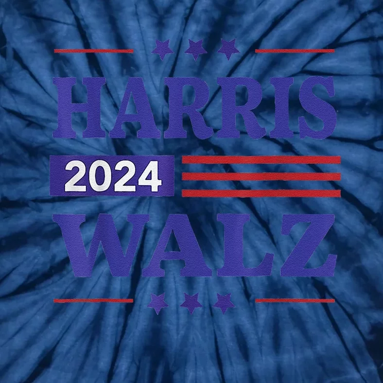 Harris Waltz2024 Election Kamala Harris Tim Waltz24 Tie-Dye T-Shirt