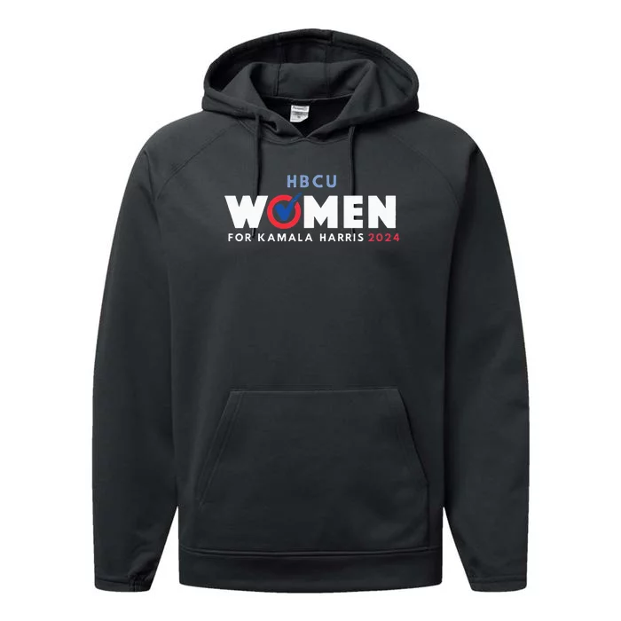 Hbcu Women For Kamala Harris 2024 Performance Fleece Hoodie