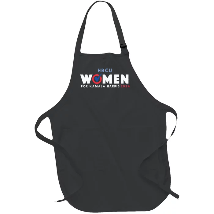 Hbcu Women For Kamala Harris 2024 Full-Length Apron With Pocket