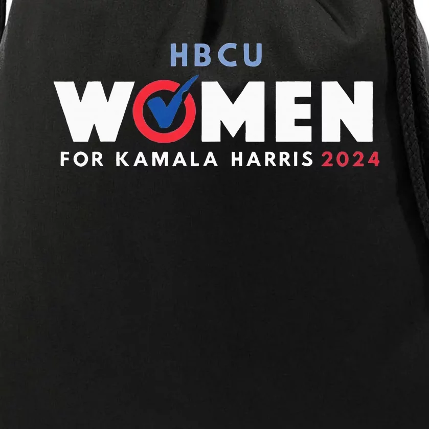 Hbcu Women For Kamala Harris 2024 Drawstring Bag