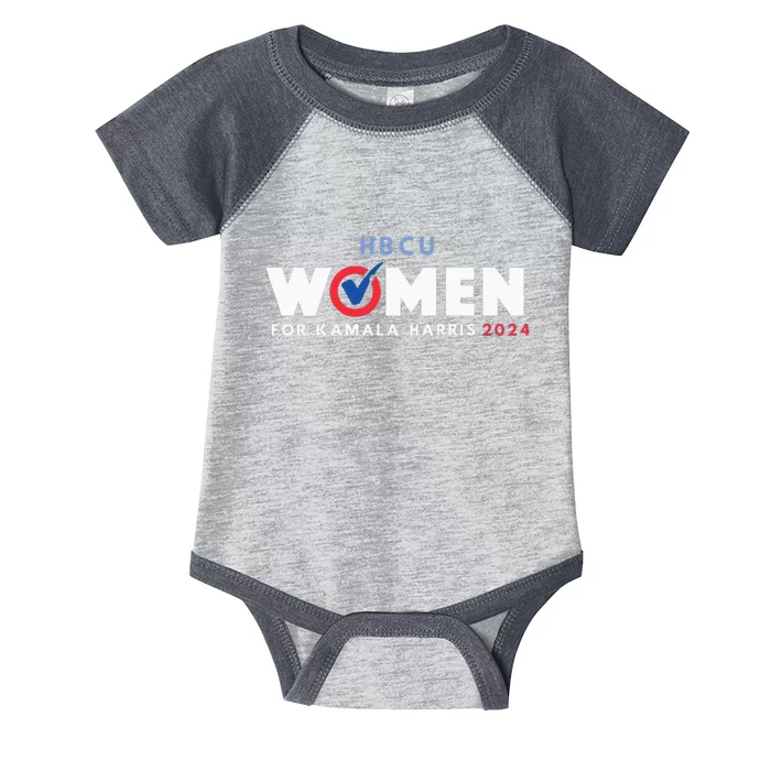 Hbcu Women For Kamala Harris 2024 Infant Baby Jersey Bodysuit