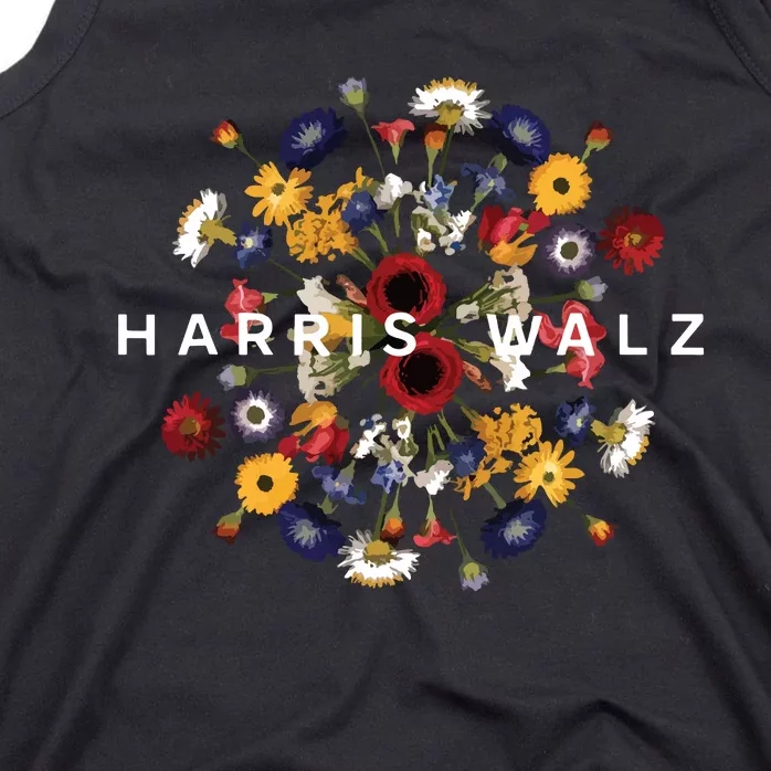 Harris Walz Flower Mandala Central Bloom Tank Top