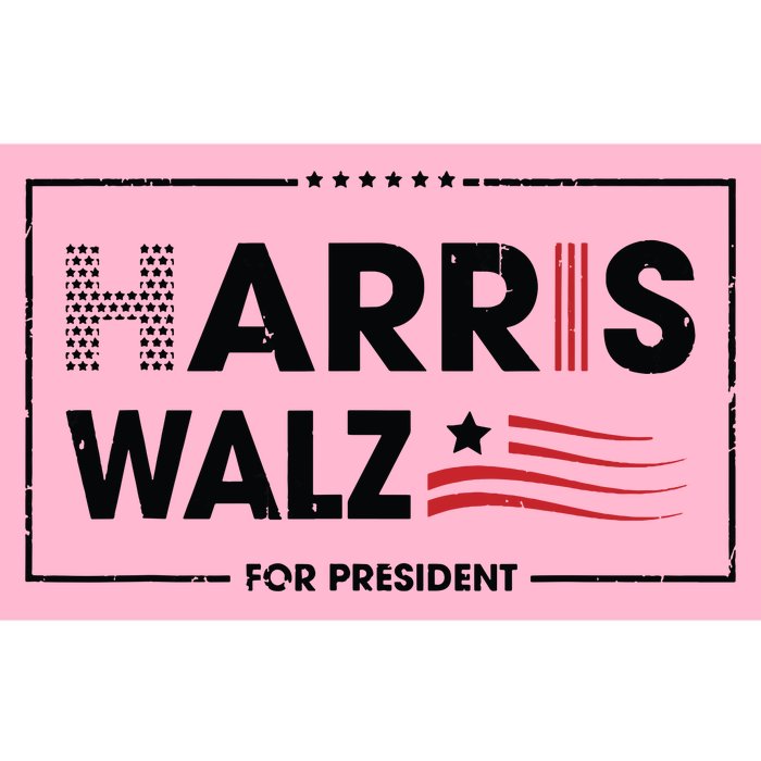 Harris Walz For President 2024 Kamala Harris Presidential Bumper Sticker