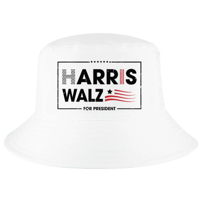 Harris Walz For President 2024 Kamala Harris Presidential Cool Comfort Performance Bucket Hat