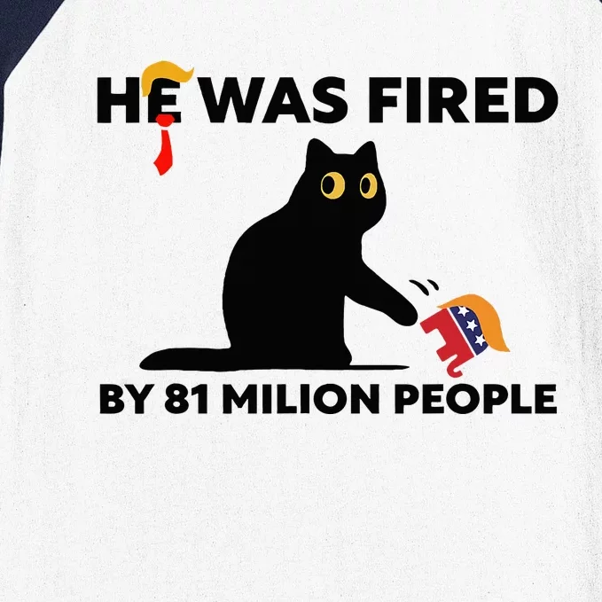 He Was Fired By 81 Million People Kamala President 2024 Baseball Sleeve Shirt