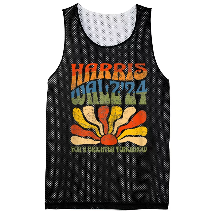 Harris Waltz For A Brighter Tomorrow Kamala Harris Waltz Mesh Reversible Basketball Jersey Tank