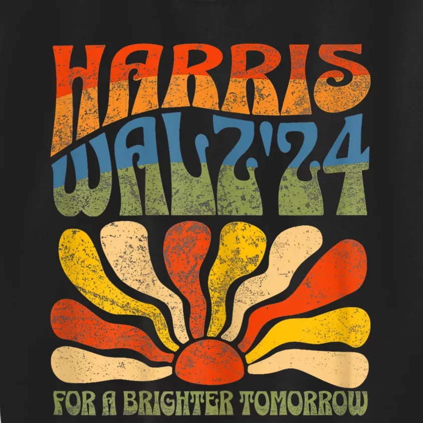 Harris Waltz For A Brighter Tomorrow Kamala Harris Waltz Kids Sweatshirt