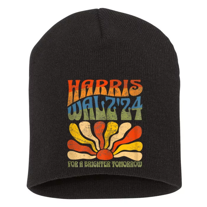 Harris Waltz For A Brighter Tomorrow Kamala Harris Waltz Short Acrylic Beanie