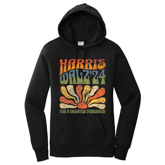 Harris Waltz For A Brighter Tomorrow Kamala Harris Waltz Women's Pullover Hoodie