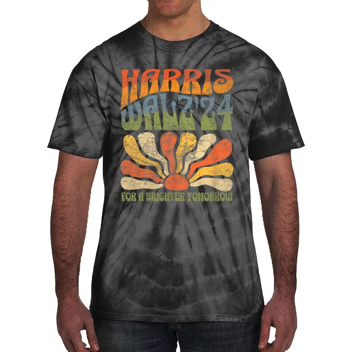 Harris Waltz For A Brighter Tomorrow Kamala Harris Waltz Tie-Dye T-Shirt