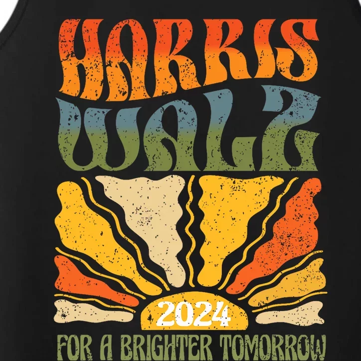 Harris Waltz For A Brighter Tomorrow Kamala Harris Waltz Performance Tank