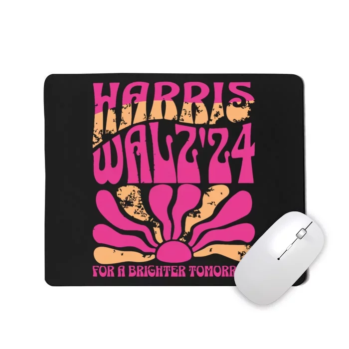 Harris Waltz For A Brighter Tomorrow Kamala Harris Waltz Mousepad