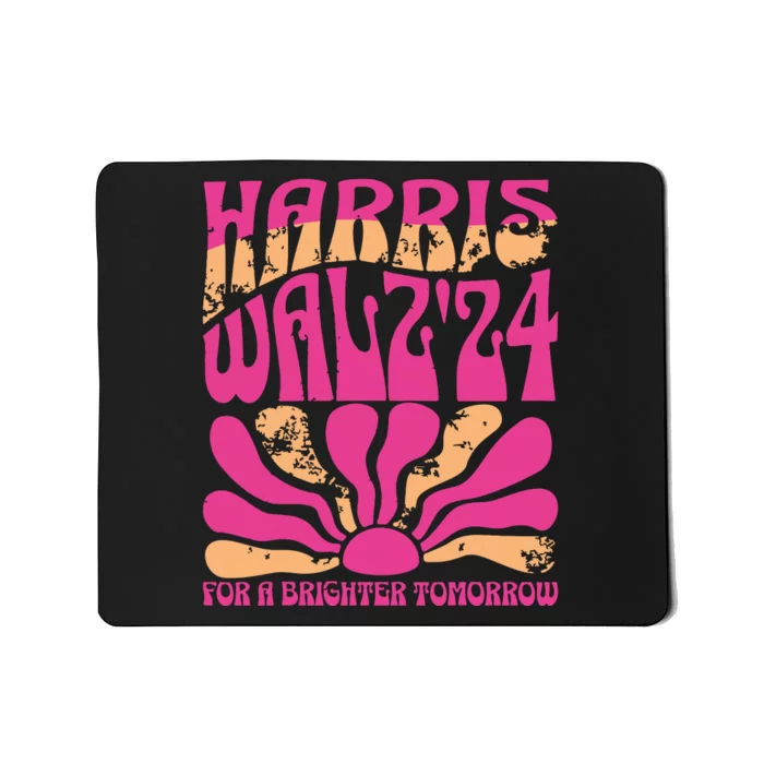 Harris Waltz For A Brighter Tomorrow Kamala Harris Waltz Mousepad