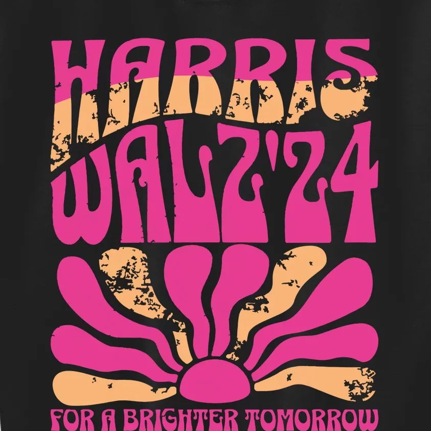 Harris Waltz For A Brighter Tomorrow Kamala Harris Waltz Kids Sweatshirt