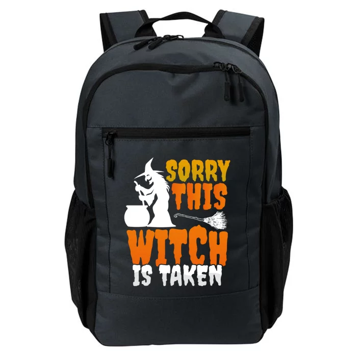 Halloween Wife Friend Costume Sorry This Witch Is Taken Cool Gift Daily Commute Backpack