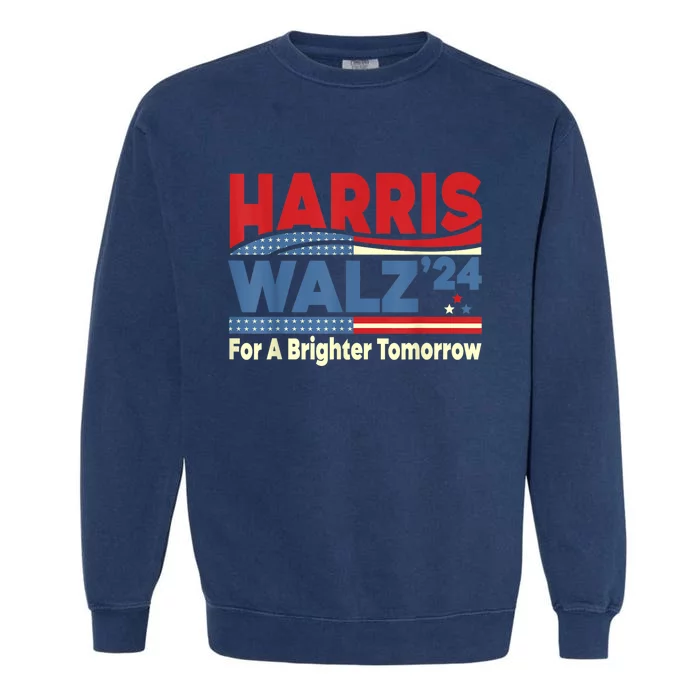 Harris Waltz For A Brighter Tomorrow Kamala Harris Waltz Garment-Dyed Sweatshirt