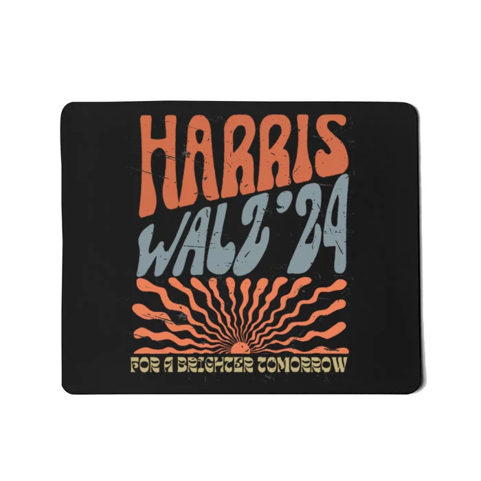 Harris Waltz For A Brighter Tomorrow Kamala Harris Waltz Mousepad