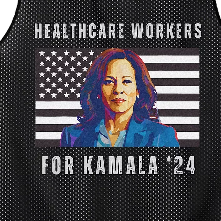 Healthcare Workers For Kamala Harris 2024 Kamala Harris Mesh Reversible Basketball Jersey Tank