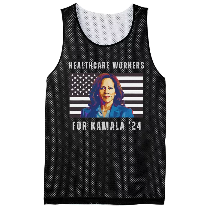 Healthcare Workers For Kamala Harris 2024 Kamala Harris Mesh Reversible Basketball Jersey Tank