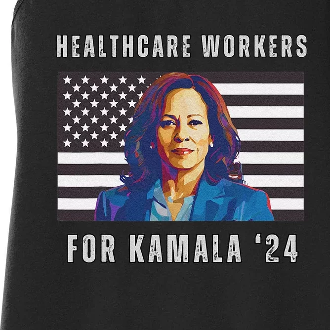 Healthcare Workers For Kamala Harris 2024 Kamala Harris Women's Racerback Tank