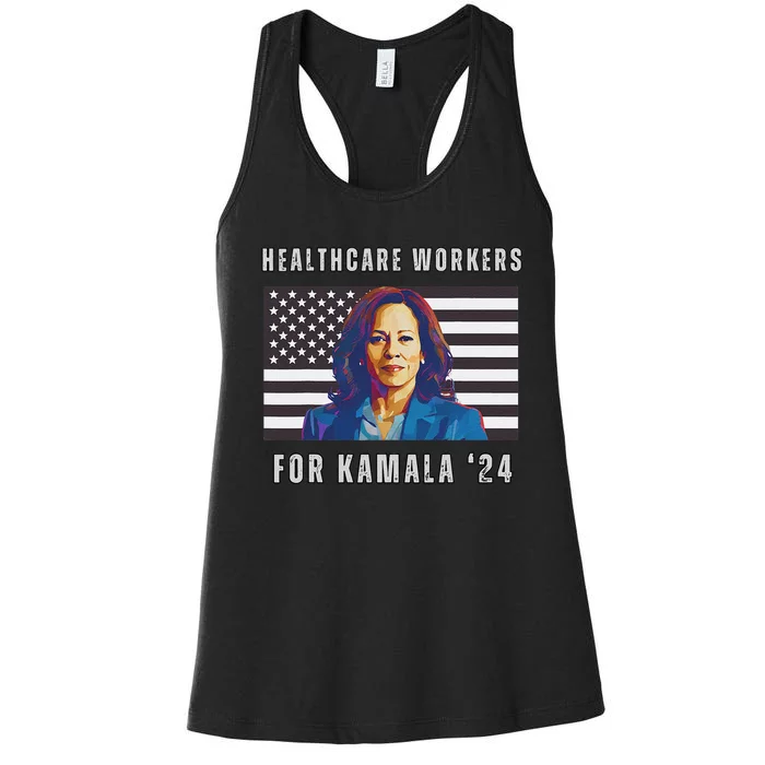 Healthcare Workers For Kamala Harris 2024 Kamala Harris Women's Racerback Tank