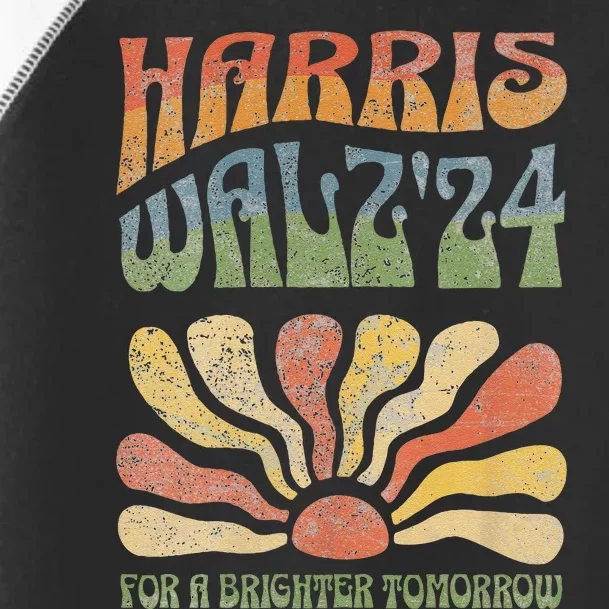 Harris Walz For A Brighter Tomorrow Kamala Harris Tim Waltz Toddler Fine Jersey T-Shirt