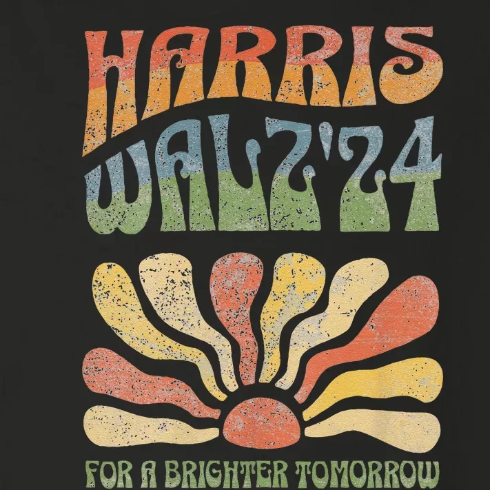 Harris Walz For A Brighter Tomorrow Kamala Harris Tim Waltz Toddler Long Sleeve Shirt