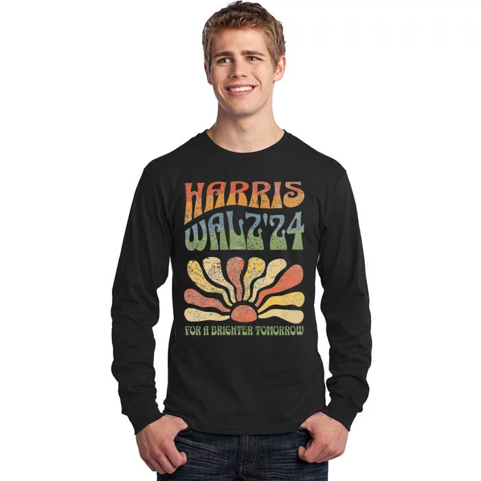 Harris Waltz For A Brighter Tomorrow Kamala Harris Waltz Tall Long Sleeve T-Shirt