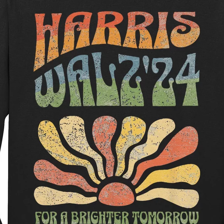 Harris Waltz For A Brighter Tomorrow Kamala Harris Waltz Tall Long Sleeve T-Shirt