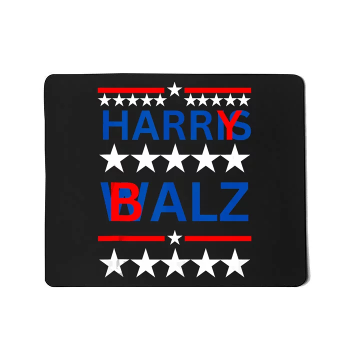 Harris Walz Funny Harry Balz Mousepad