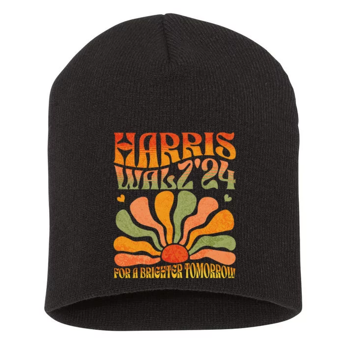 Harris Waltz For A Brighter Tomorrow Kamala Harris Waltz Short Acrylic Beanie