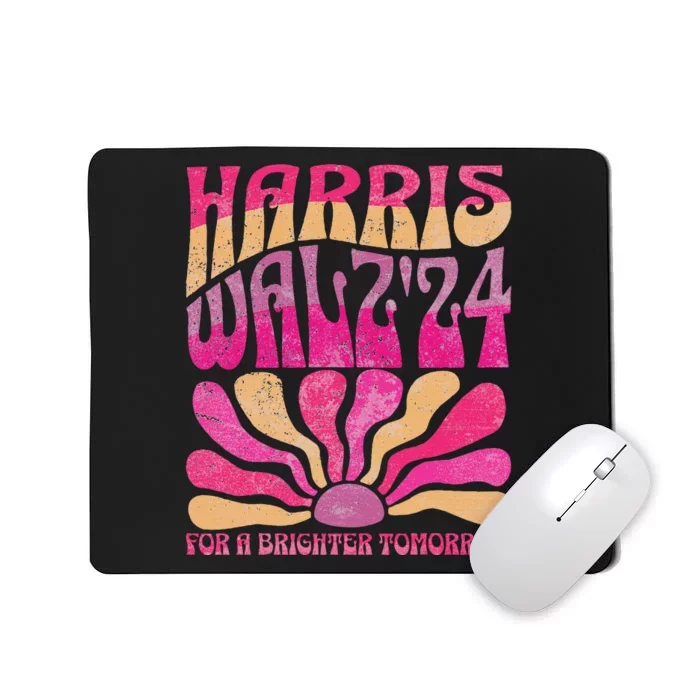 Harris Waltz For A Brighter Tomorrow Kamala Harris Waltz Mousepad