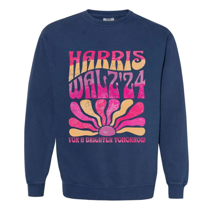 Harris Waltz For A Brighter Tomorrow Kamala Harris Waltz Garment-Dyed Sweatshirt