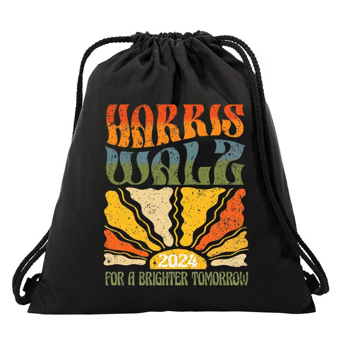 Harris Waltz For A Brighter Tomorrow Drawstring Bag