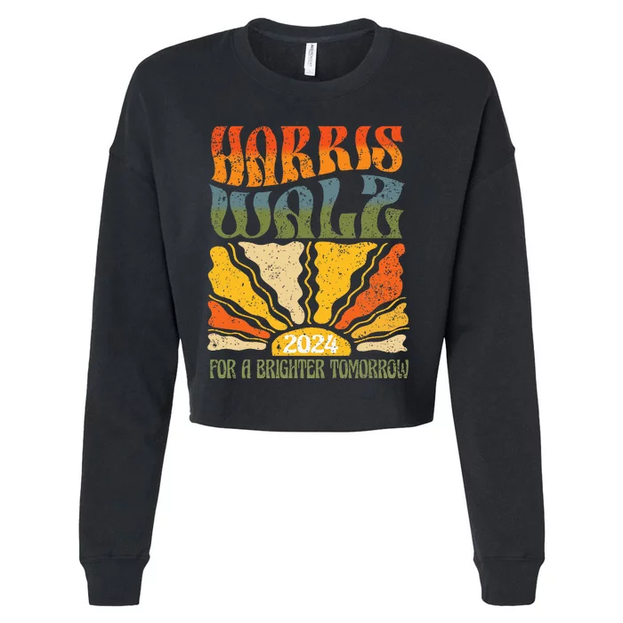 Harris Waltz For A Brighter Tomorrow Cropped Pullover Crew