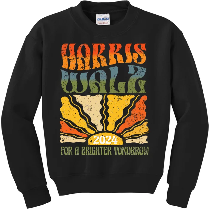 Harris Waltz For A Brighter Tomorrow Kids Sweatshirt