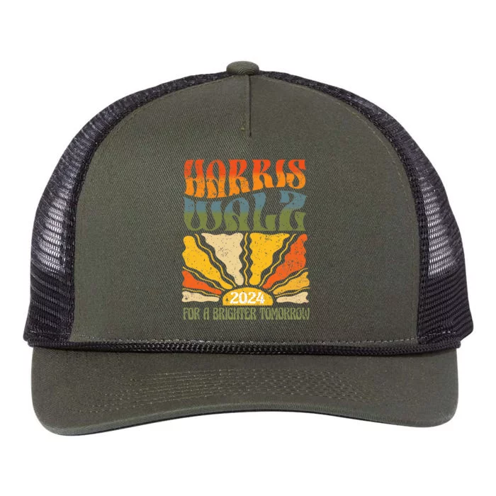 Harris Waltz For A Brighter Tomorrow Retro Rope Trucker Hat Cap