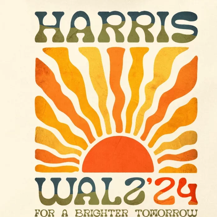 Harris Waltz For A Brighter Tomorrow Kamala Harris Waltz Zip Tote Bag