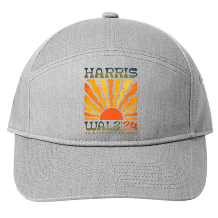 Harris Waltz For A Brighter Tomorrow Kamala Harris Waltz 7-Panel Snapback Hat