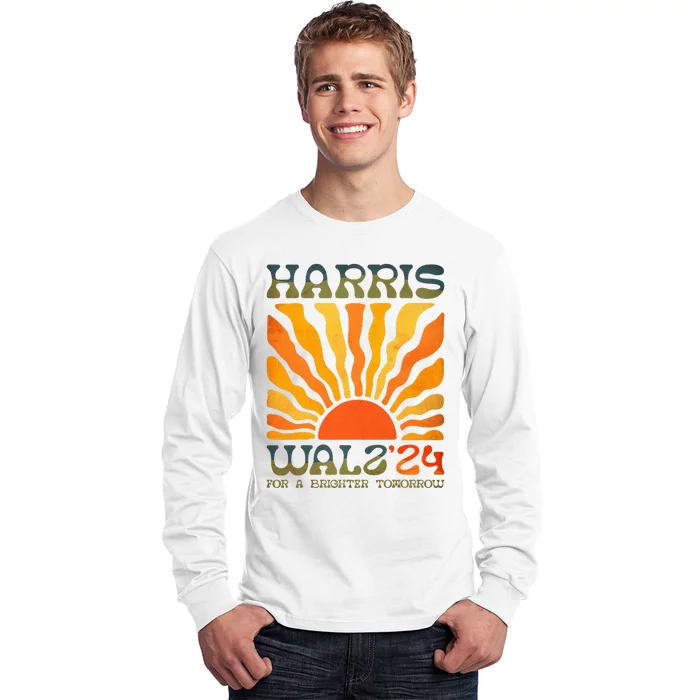 Harris Waltz For A Brighter Tomorrow Kamala Harris Waltz Long Sleeve Shirt