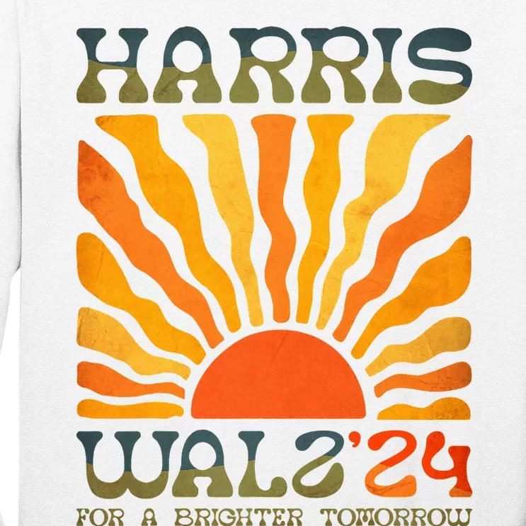 Harris Waltz For A Brighter Tomorrow Kamala Harris Waltz Long Sleeve Shirt