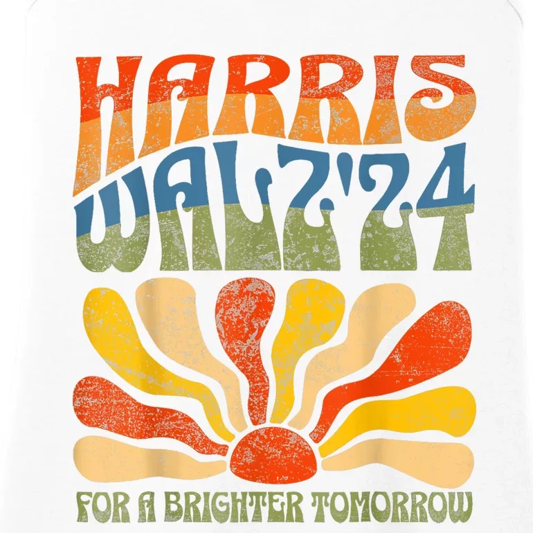 Harris Waltz For A Brighter Tomorrow Kamala Harris Waltz Ladies Essential Tank