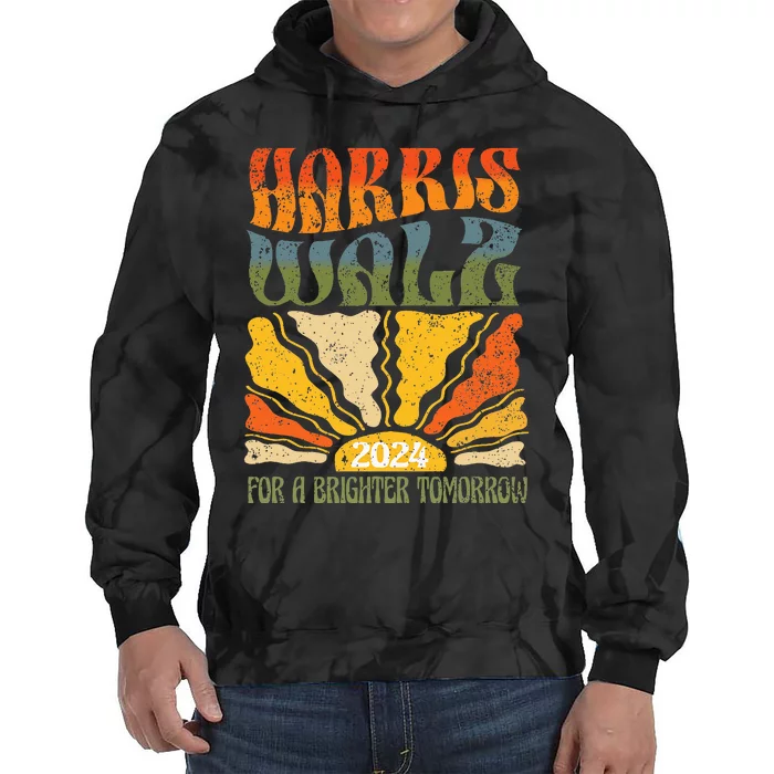 Harris Waltz For A Brighter Tomorrow Kamala Harris Waltz Tie Dye Hoodie