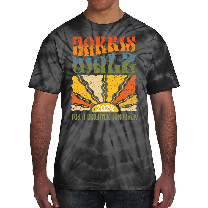 Harris Waltz For A Brighter Tomorrow Kamala Harris Waltz Tie-Dye T-Shirt