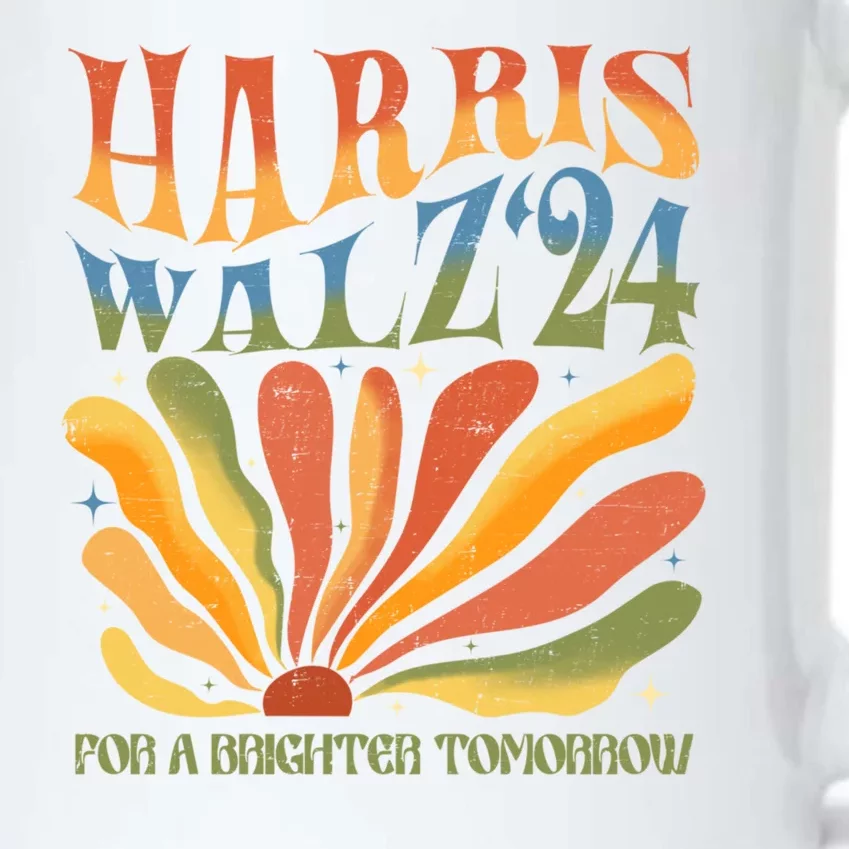 Harris Walz For A Brighter Tomorrow Kamala Harris Walz 2024 Black Color Changing Mug