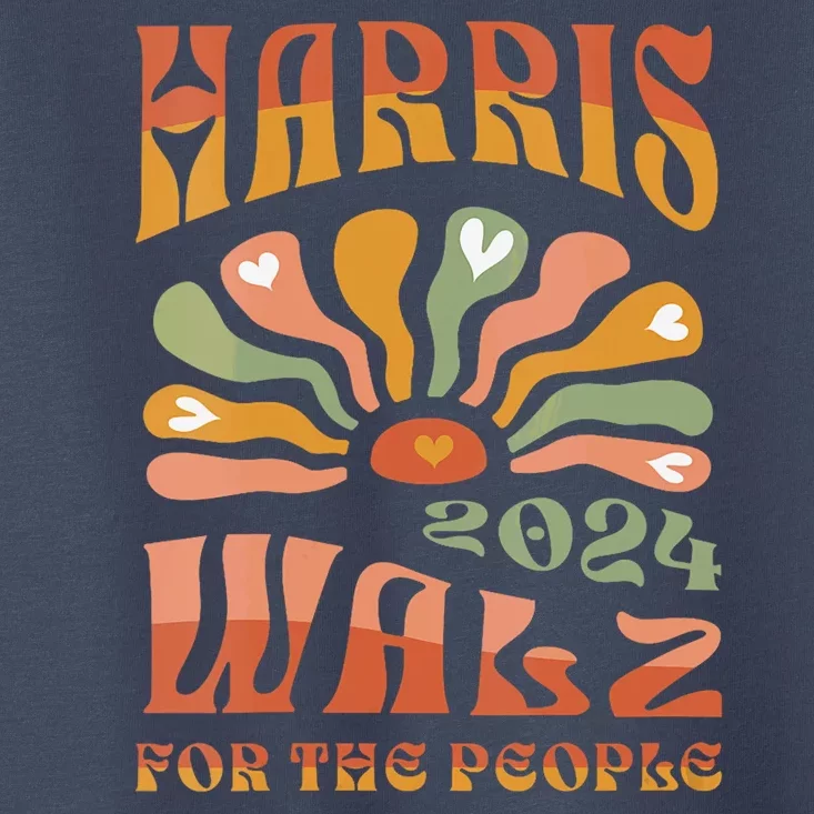 Harris Walz For The People Harris Walz 2024 Toddler T-Shirt