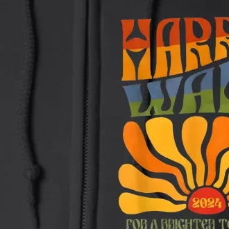 Harris Waltz For A Brighter Tomorrow Boho Aesthetic Full Zip Hoodie